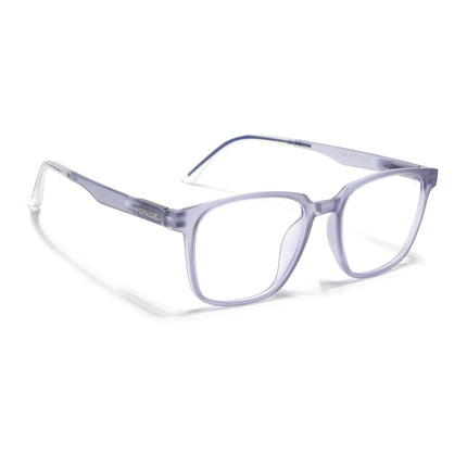 Voyage Light Grey Square Eyeglasses for Men & Women (T003FMG7185-C4)