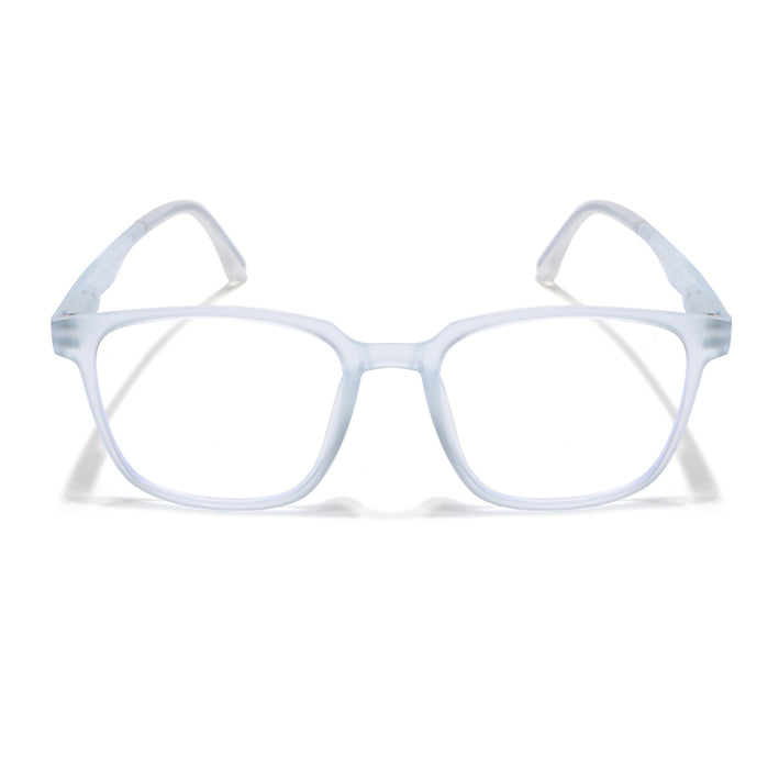 Voyage Aqua Square Eyeglasses for Men & Women (T003FMG7186-C5)