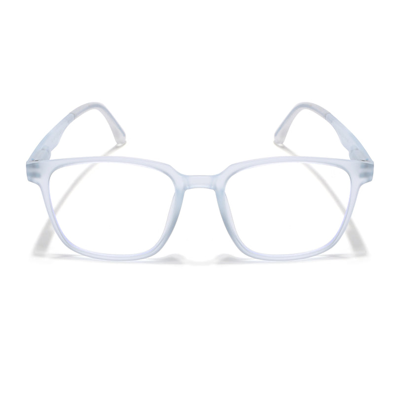 Voyage Aqua Square Eyeglasses for Men & Women (T003FMG7186-C5)