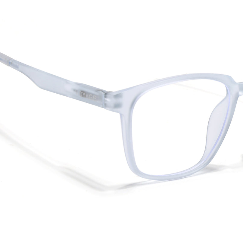 Voyage Aqua Square Eyeglasses for Men & Women (T003FMG7186-C5)
