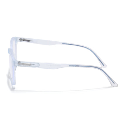 Voyage Aqua Square Eyeglasses for Men & Women (T003FMG7186-C5)