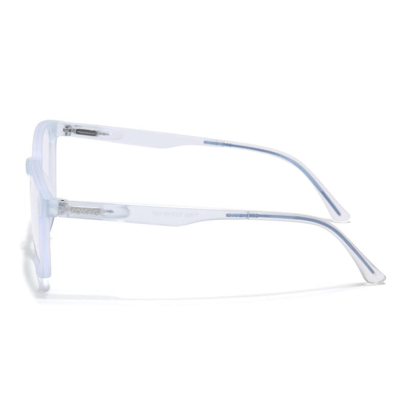 Voyage Aqua Square Eyeglasses for Men & Women (T003FMG7186-C5)
