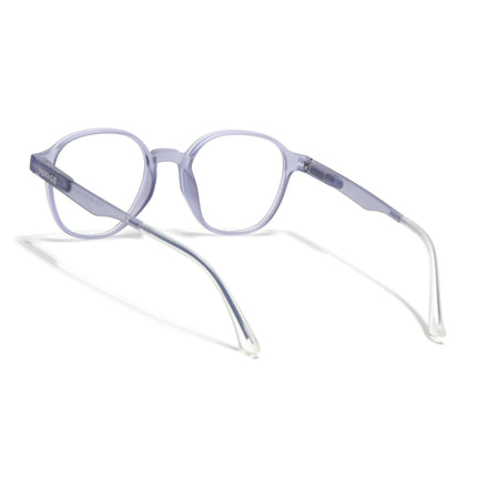 Voyage Light Grey Round Eyeglasses for Men & Women (T006FMG7190-C4)