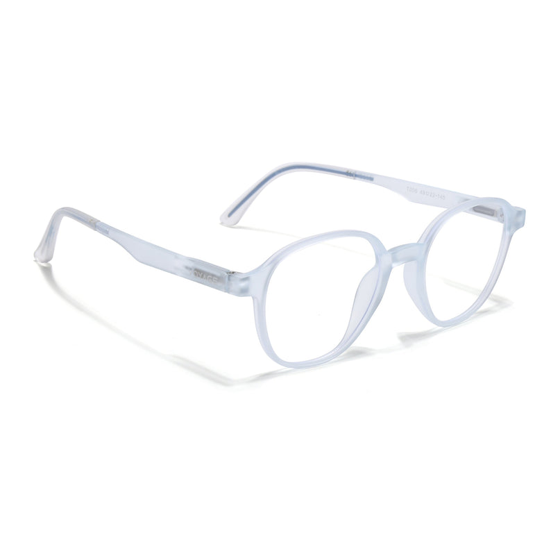 Voyage Aqua Round Eyeglasses for Men & Women (T006FMG7191-C5)