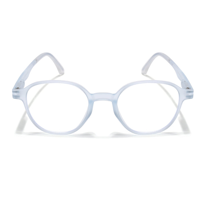 Voyage Aqua Round Eyeglasses for Men & Women (T006FMG7191-C5)