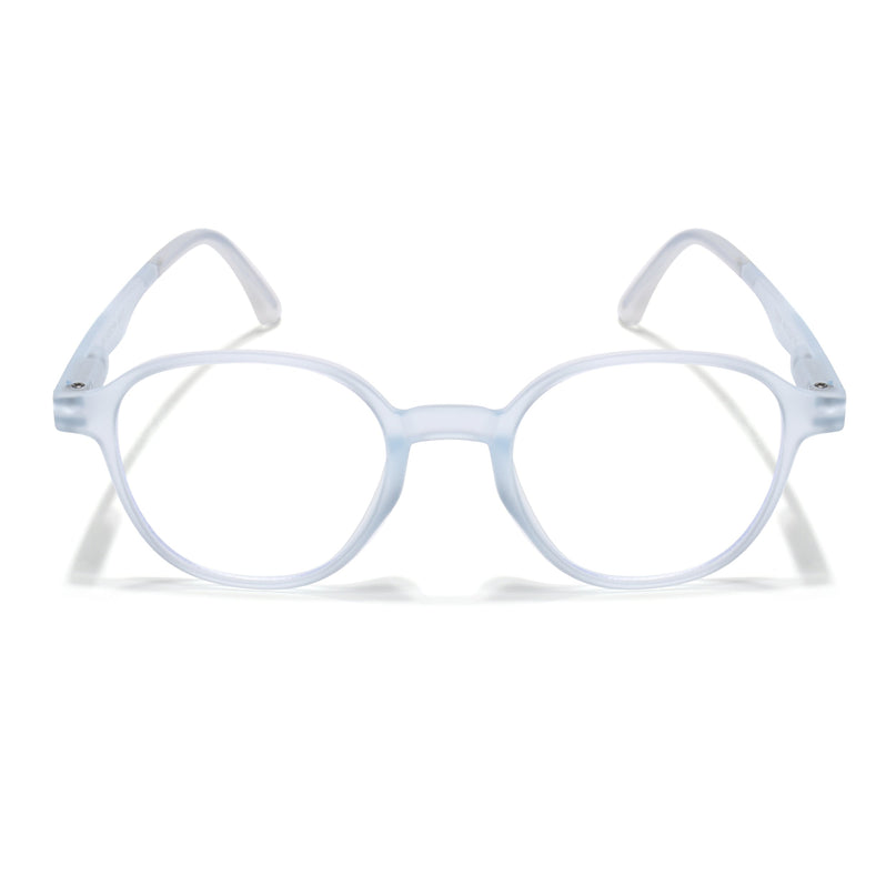 Voyage Aqua Round Eyeglasses for Men & Women (T006FMG7191-C5)
