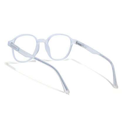 Voyage Aqua Round Eyeglasses for Men & Women (T006FMG7191-C5)