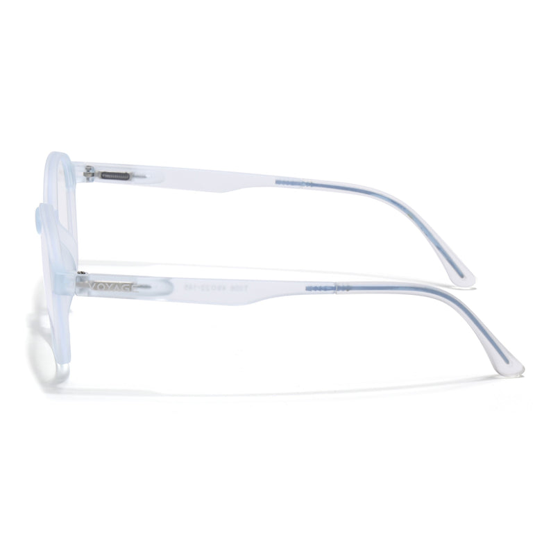 Voyage Aqua Round Eyeglasses for Men & Women (T006FMG7191-C5)