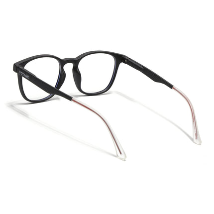 Voyage Black Round Eyeglasses for Men & Women (T011FMG7192-C1)