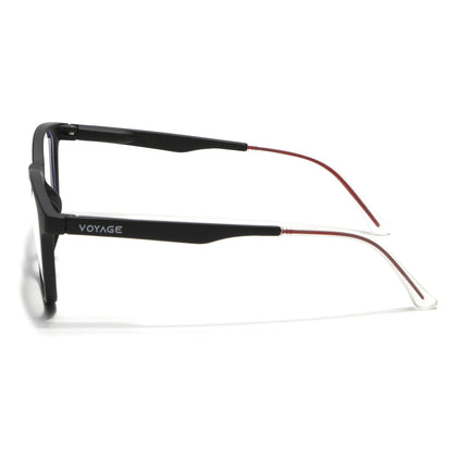 Voyage Black Round Eyeglasses for Men & Women (T011FMG7192-C1)