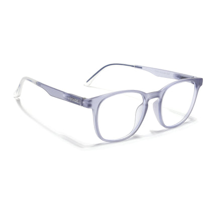 Voyage Light Grey Round Eyeglasses for Men & Women (T011FMG7195-C4)