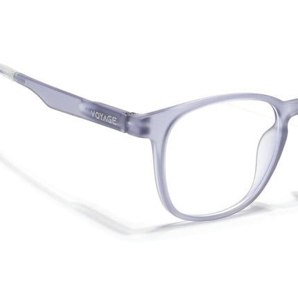 Voyage Light Grey Round Eyeglasses for Men & Women (T011FMG7195-C4)