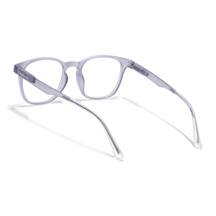 Voyage Light Grey Round Eyeglasses for Men & Women (T011FMG7195-C4)