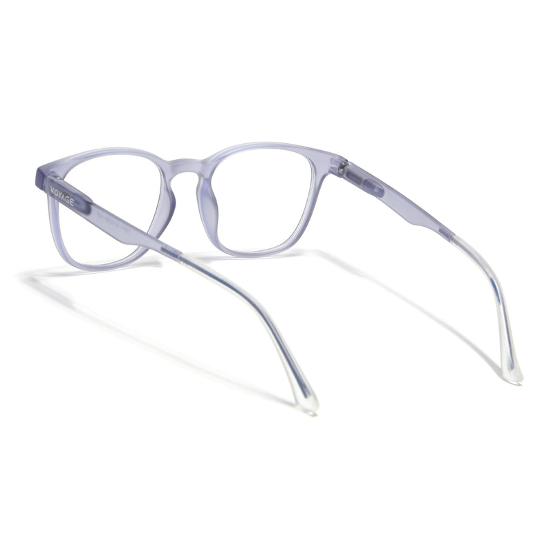 Voyage Light Grey Round Eyeglasses for Men & Women (T011FMG7195-C4)