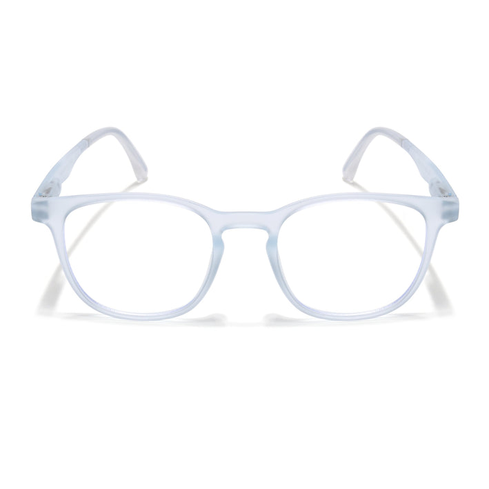 Voyage Aqua Round Eyeglasses for Men & Women (T011FMG7196-C5)