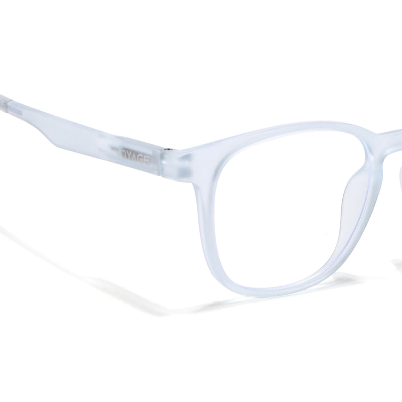 Voyage Aqua Round Eyeglasses for Men & Women (T011FMG7196-C5)