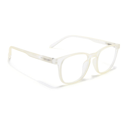 Voyage Air Light Yellow Square Eyeglasses for Men & Women - MG4728-C2