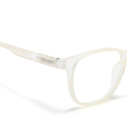 Voyage Air Light Yellow Square Eyeglasses for Men & Women - MG4728-C2