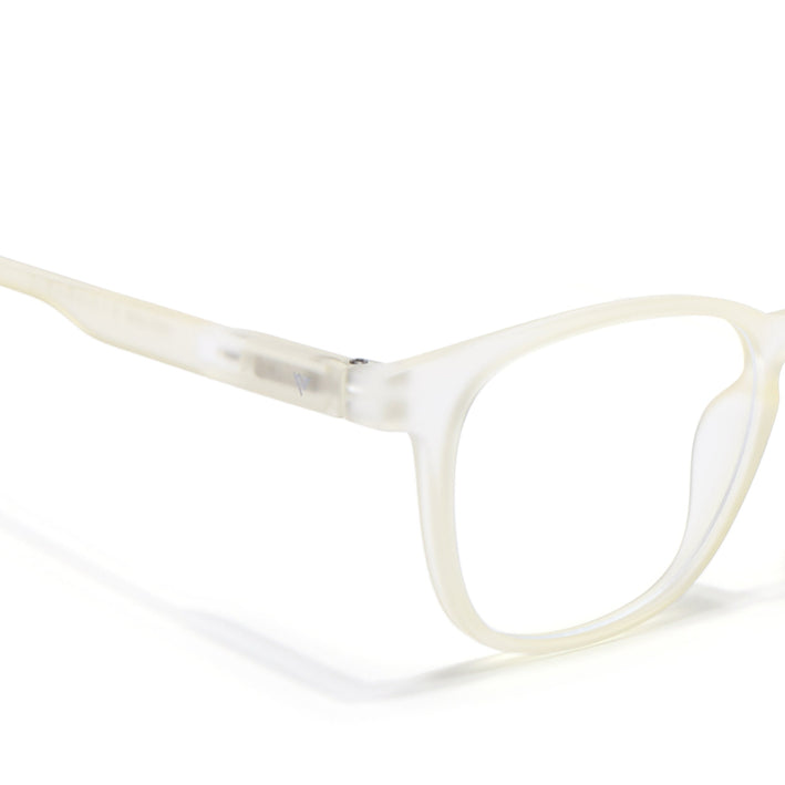 Voyage Air Light Yellow Square Eyeglasses for Men & Women - MG4728-C2