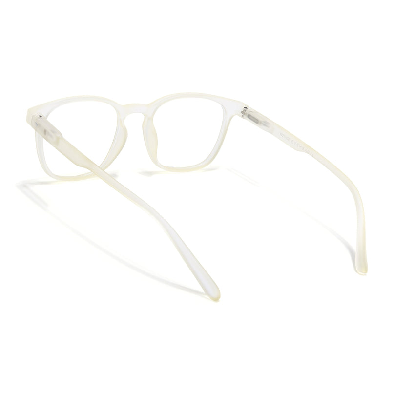 Voyage Air Light Yellow Square Eyeglasses for Men & Women - MG4728-C2