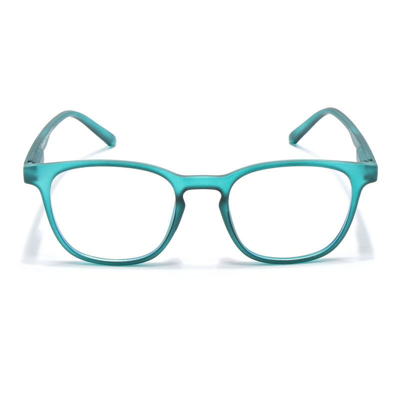 Voyage Air Green Square Eyeglasses for Men & Women - MG4729-C3