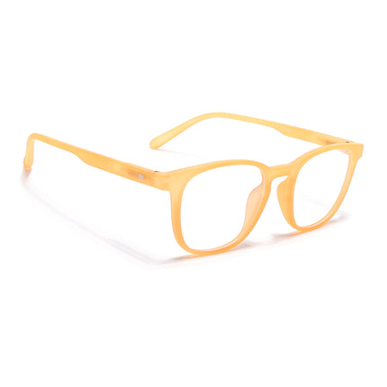 Voyage Air Orange Square Eyeglasses for Men & Women - MG4730-C4