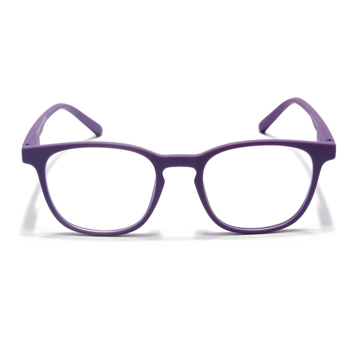Voyage Air Purple Square Eyeglasses for Men & Women - MG4731-C5