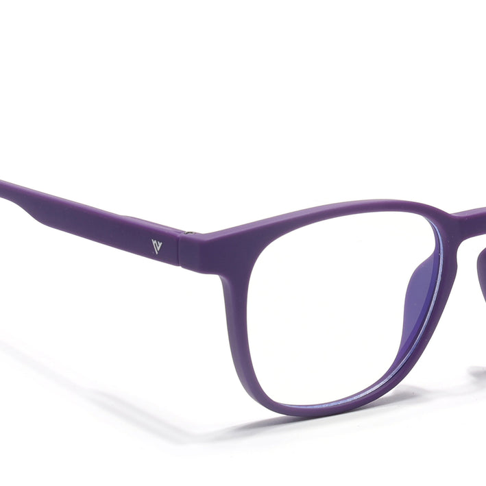 Voyage Air Purple Square Eyeglasses for Men & Women - MG4731-C5