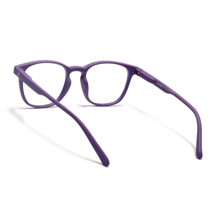 Voyage Air Purple Square Eyeglasses for Men & Women - MG4731-C5