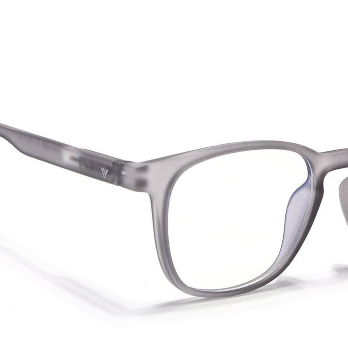 Voyage Air Grey Square Eyeglasses for Men & Women - MG4734-C8