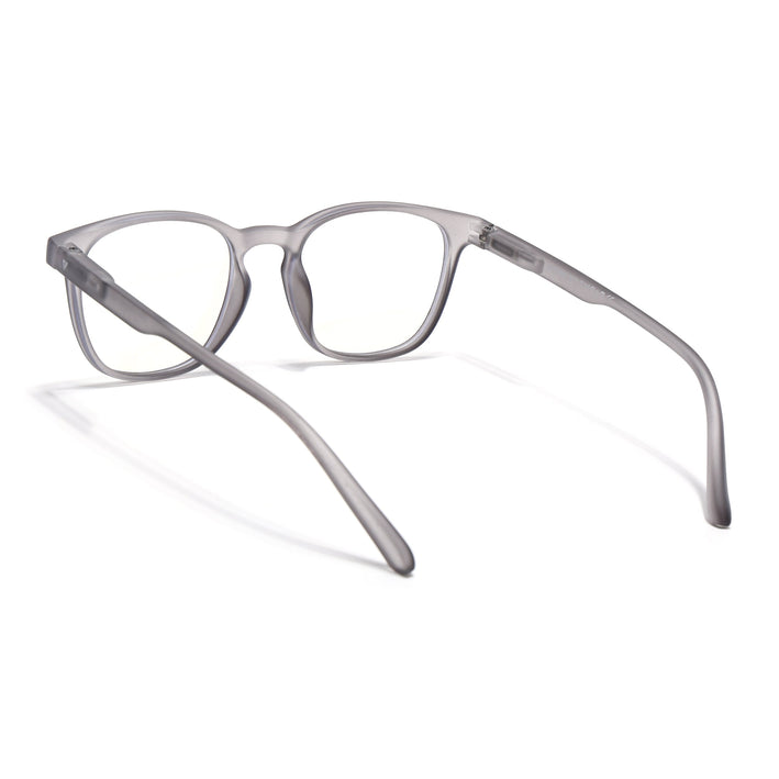 Voyage Air Grey Square Eyeglasses for Men & Women - MG4734-C8