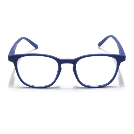 Voyage Air Royal Blue Square Eyeglasses for Men & Women - MG4735-C9