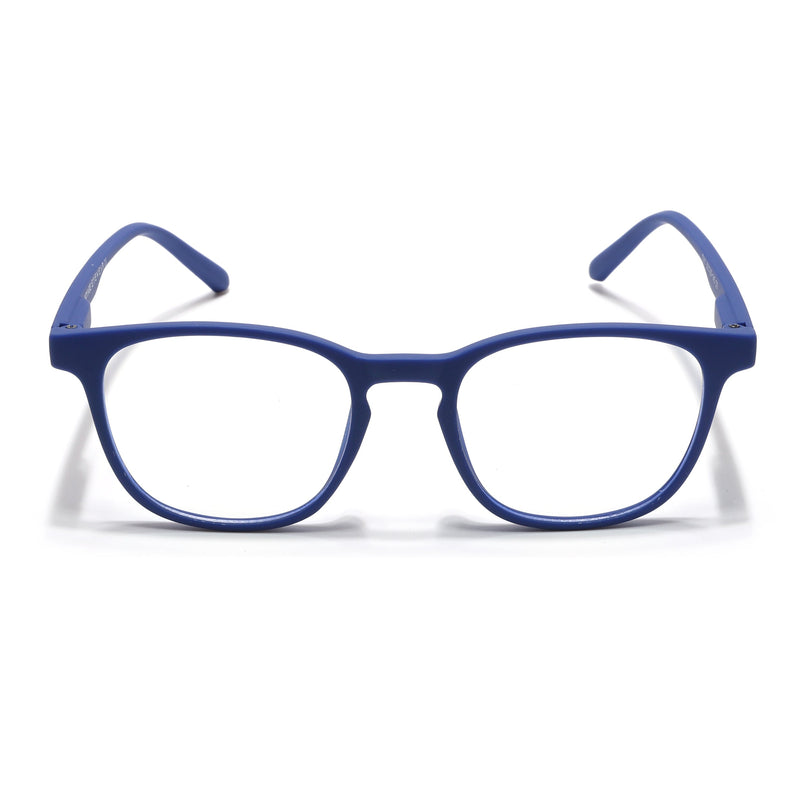 Voyage Air Royal Blue Square Eyeglasses for Men & Women - MG4735-C9
