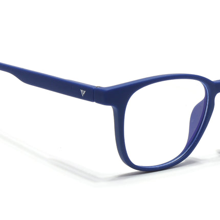 Voyage Air Royal Blue Square Eyeglasses for Men & Women - MG4735-C9