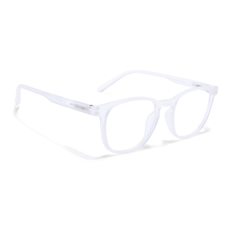 Voyage Air Clear Square Eyeglasses for Men & Women - MG4737-C10