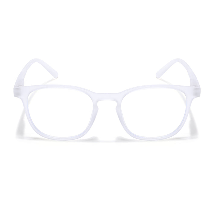 Voyage Air Clear Square Eyeglasses for Men & Women - MG4737-C10