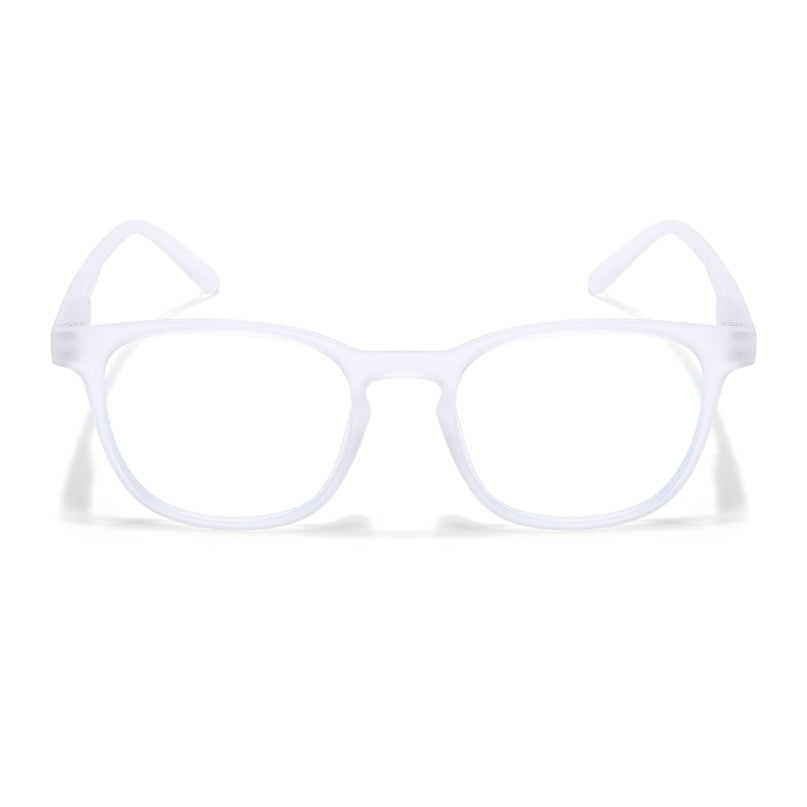 Voyage Air Clear Square Eyeglasses for Men & Women - MG4737-C10