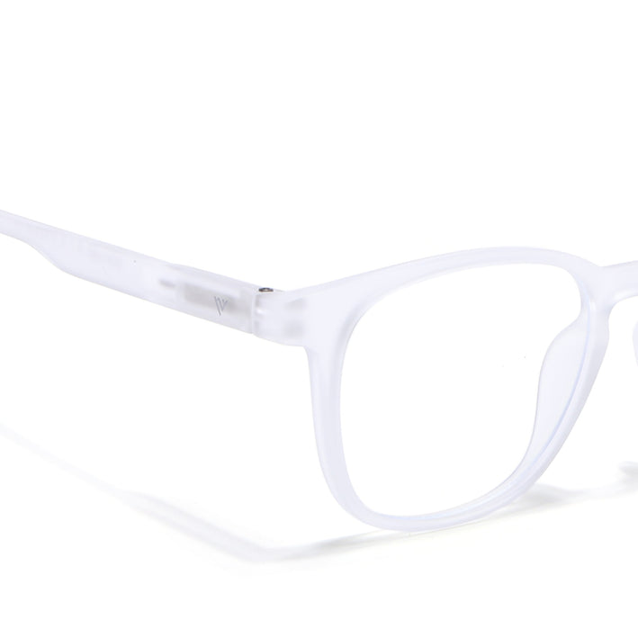 Voyage Air Clear Square Eyeglasses for Men & Women - MG4737-C10