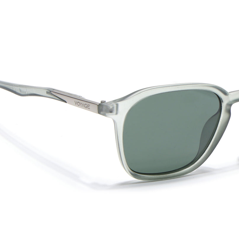 Square Polarized Sunglasses | Olive Lens | Olive Frame - PMG6796