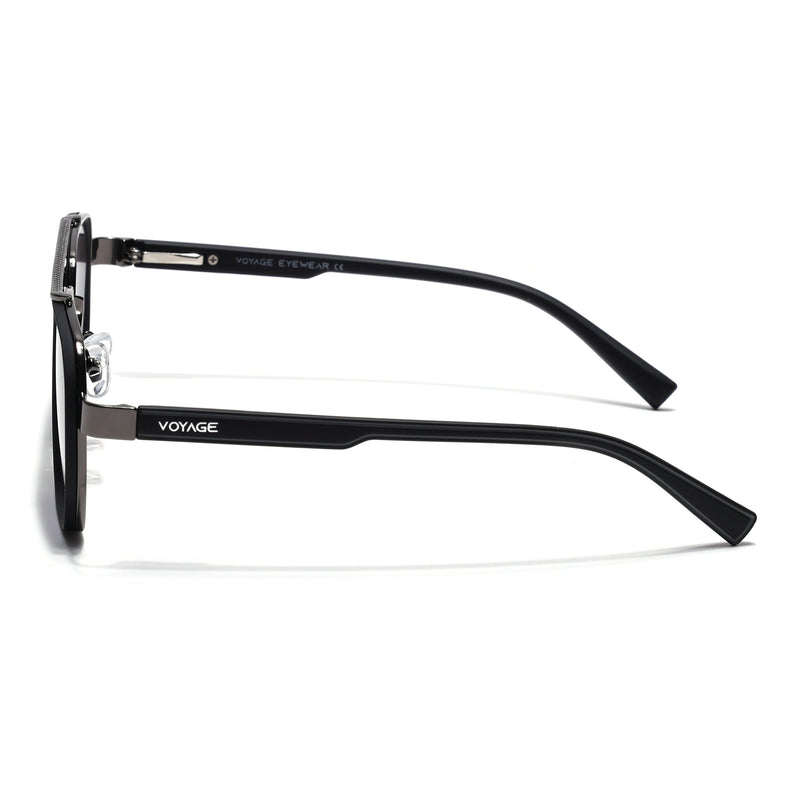 Wayfarer Sunglasses for Men & Women (Grey & Clear Lens | Grey & Black Frame - MG7581)