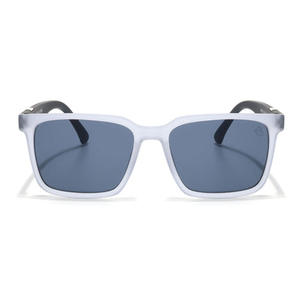 Eyejack Grey Square Sunglasses for Men & Women (TB152CL1076)