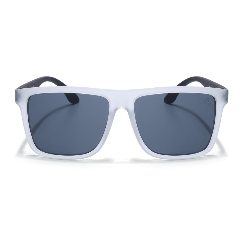 Eyejack Grey Wayfarer Sunglasses for Men & Women (TB34CL1070)