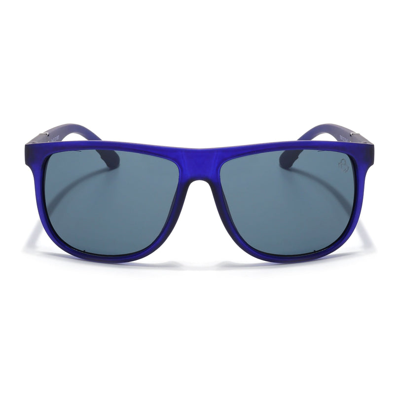 Eyejack Blue Wayfarer Sunglasses for Men & Women (TB36CL1072)