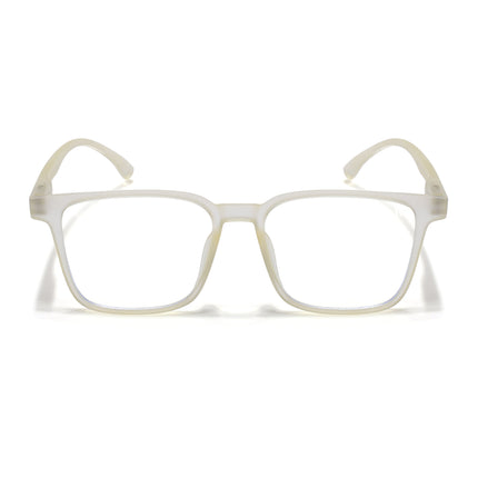Voyage Air Yellow Square Eyeglasses for Men & Women - MG4527