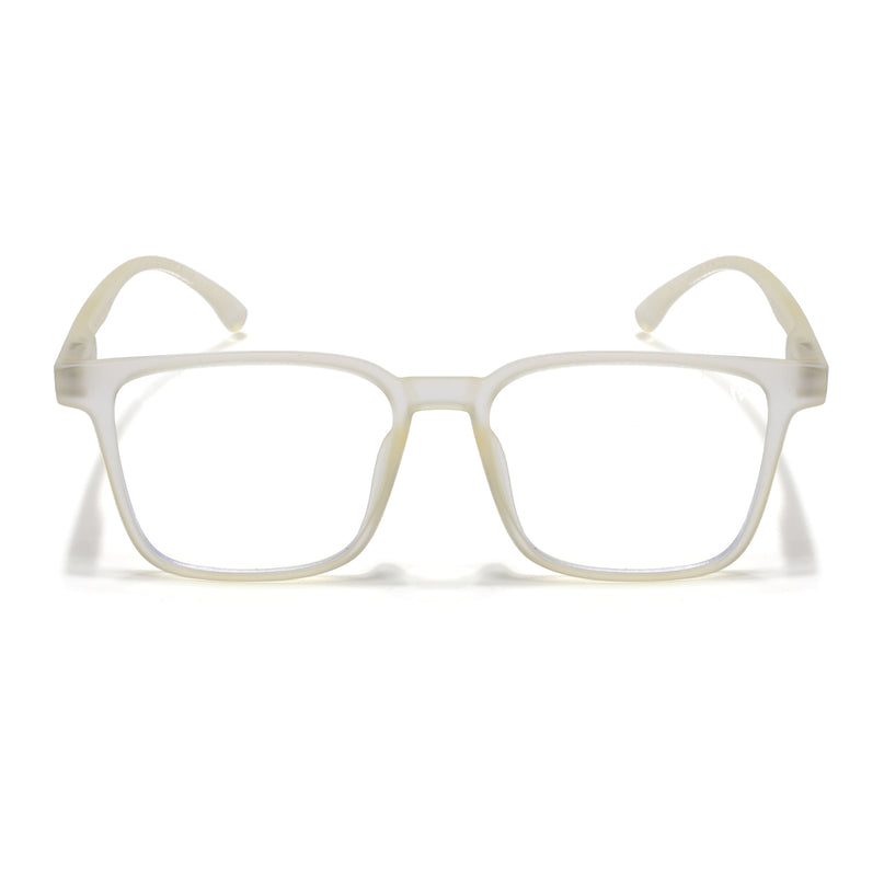 Voyage Air Yellow Square Eyeglasses for Men & Women - MG4527