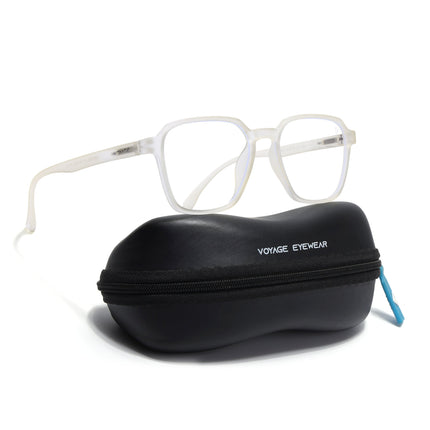 Voyage Air Yellow Square Eyeglasses for Men & Women - MG4537