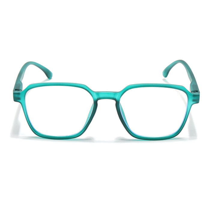 Voyage Air Green Square Eyeglasses for Men & Women - MG4538