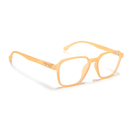 Voyage Air Orange Square Eyeglasses for Men & Women - MG4539