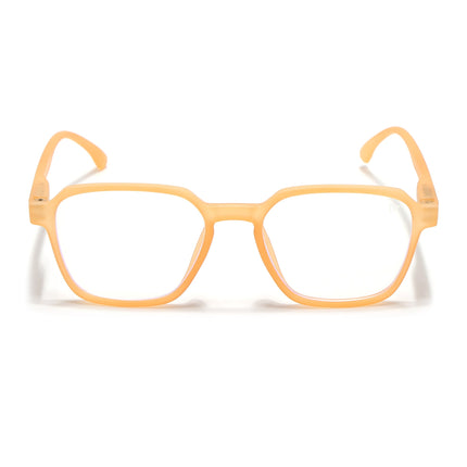 Voyage Air Orange Square Eyeglasses for Men & Women - MG4539