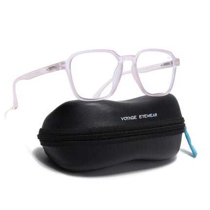 Voyage Air Pink Square Eyeglasses for Men & Women - MG4540